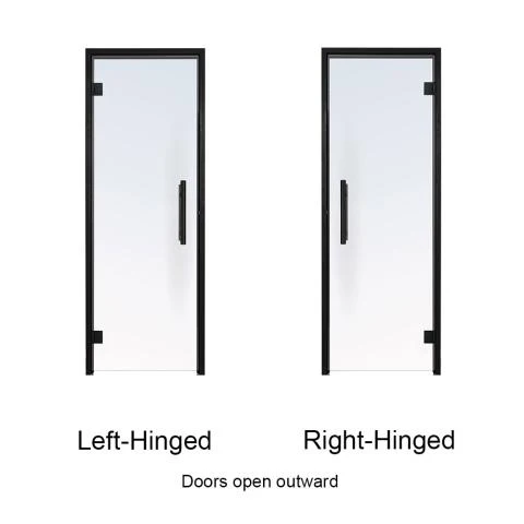 ProSaunas Clear Glass Sauna Door 24x81 - Image 9