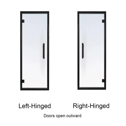 ProSaunas Clear Glass Sauna Door 24x73 - Image 9