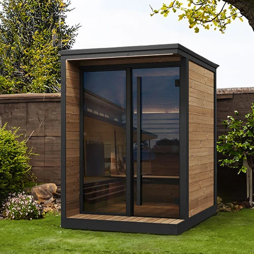 SaunaLife GL4 4-Person Outdoor Sauna Kit | Garden Luxury Series - Image 3