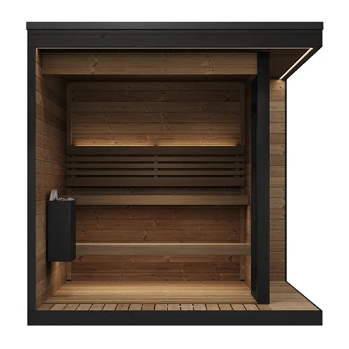 SaunaLife GL6 6-Person Outdoor Sauna Kit | Garden Luxury Series - Image 5