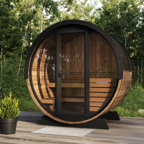 SaunaLife Model EE6G 4-Person Ergo Elegance Series Sauna Barrel - Image 3