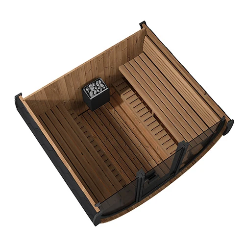 SaunaLife Model EE8G 6-Person ERGO Series Sauna Barrel - Image 9