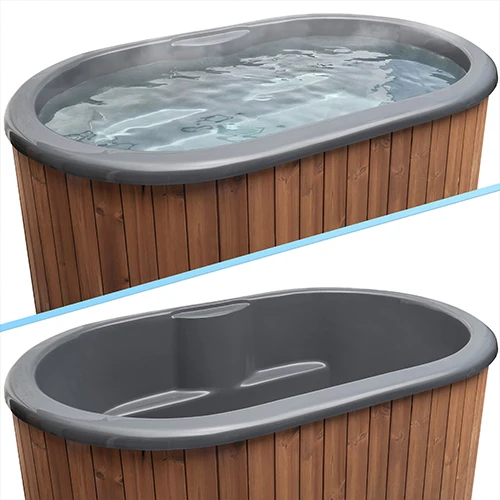 SaunaLife S2 2-Person Cold Plunge Tub and Chiller Heater Package - Image 10