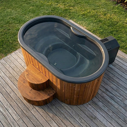 SaunaLife S2 2-Person Cold Plunge Tub and Chiller Heater Package - Image 6