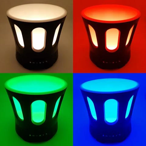 SaunaLife Bluetooth Speaker with Lights Sauna Bucket - Image 4