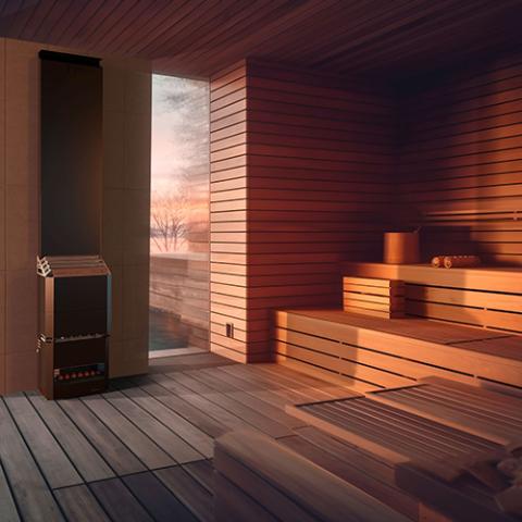 Saunum AIR 10 CSB WiFi Sauna Heater Package - Image 3