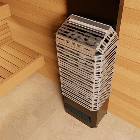 Saunum Air 7 Sauna Heater - Air Series, 6.4kW Sauna Heater w/ Climate Equalizer - Image 10