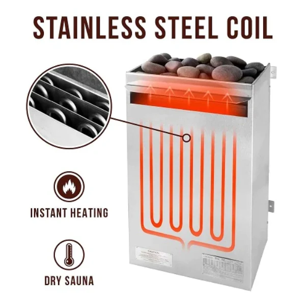 Scandia Electric Ultra Sauna Heater - Small 208V - 1P - Image 3