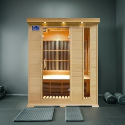 Sunray Aspen 3-Person Hemlock Sauna with Carbon Heaters - Image 9