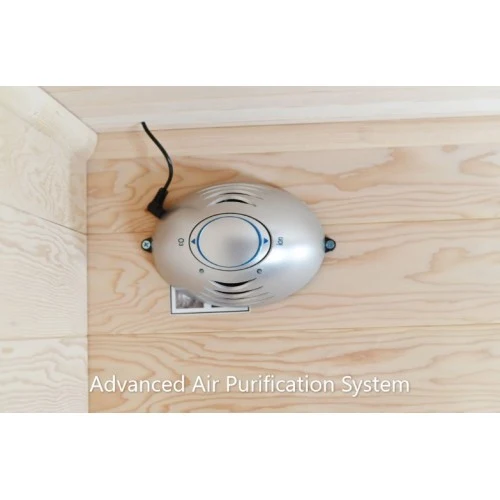 Sunray Savannah 3-Person Cedar Sauna with Carbon Heaters - Image 7