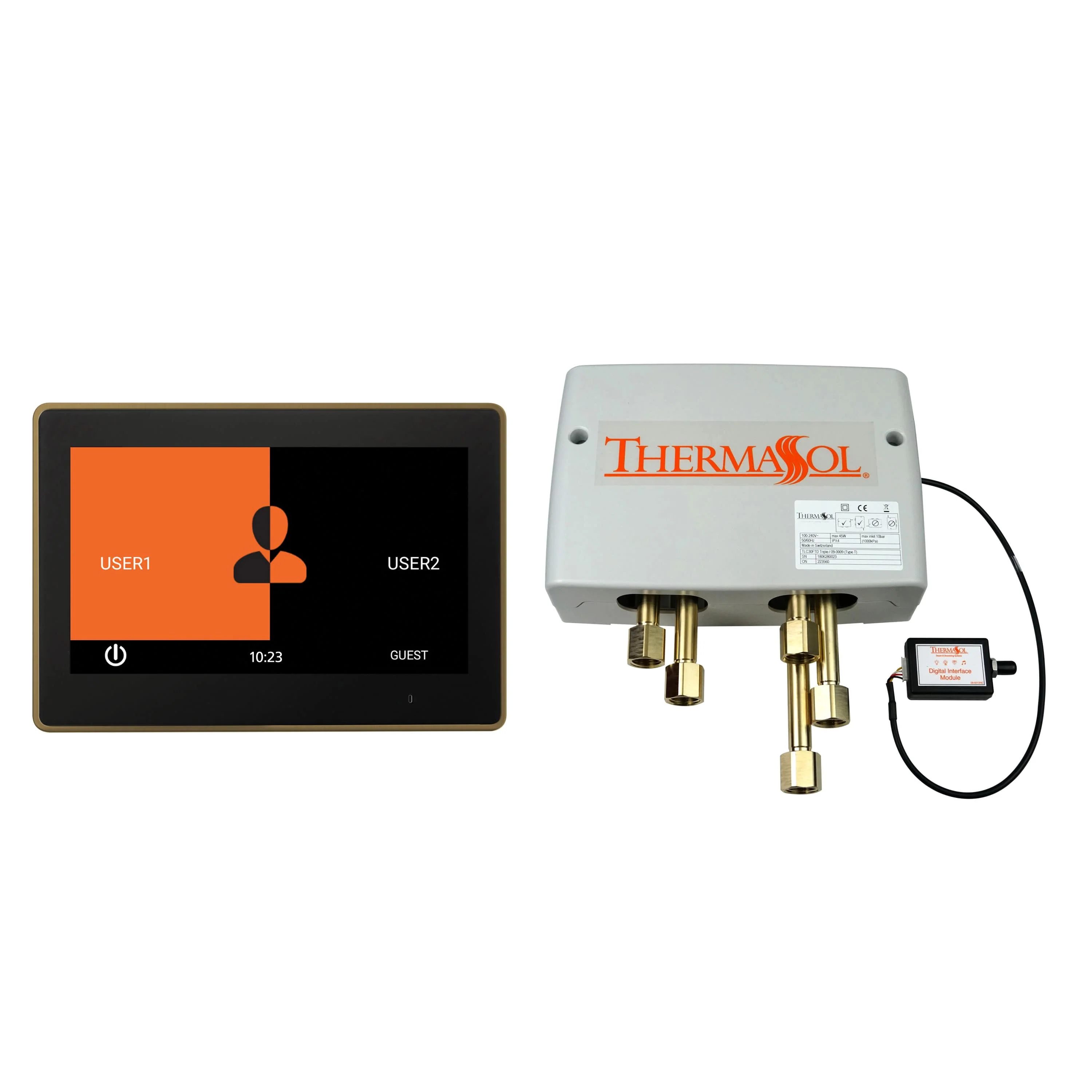 ThermaSol Digital Shower Package with 10" ThermaTouch Trim Upgraded - Image 4