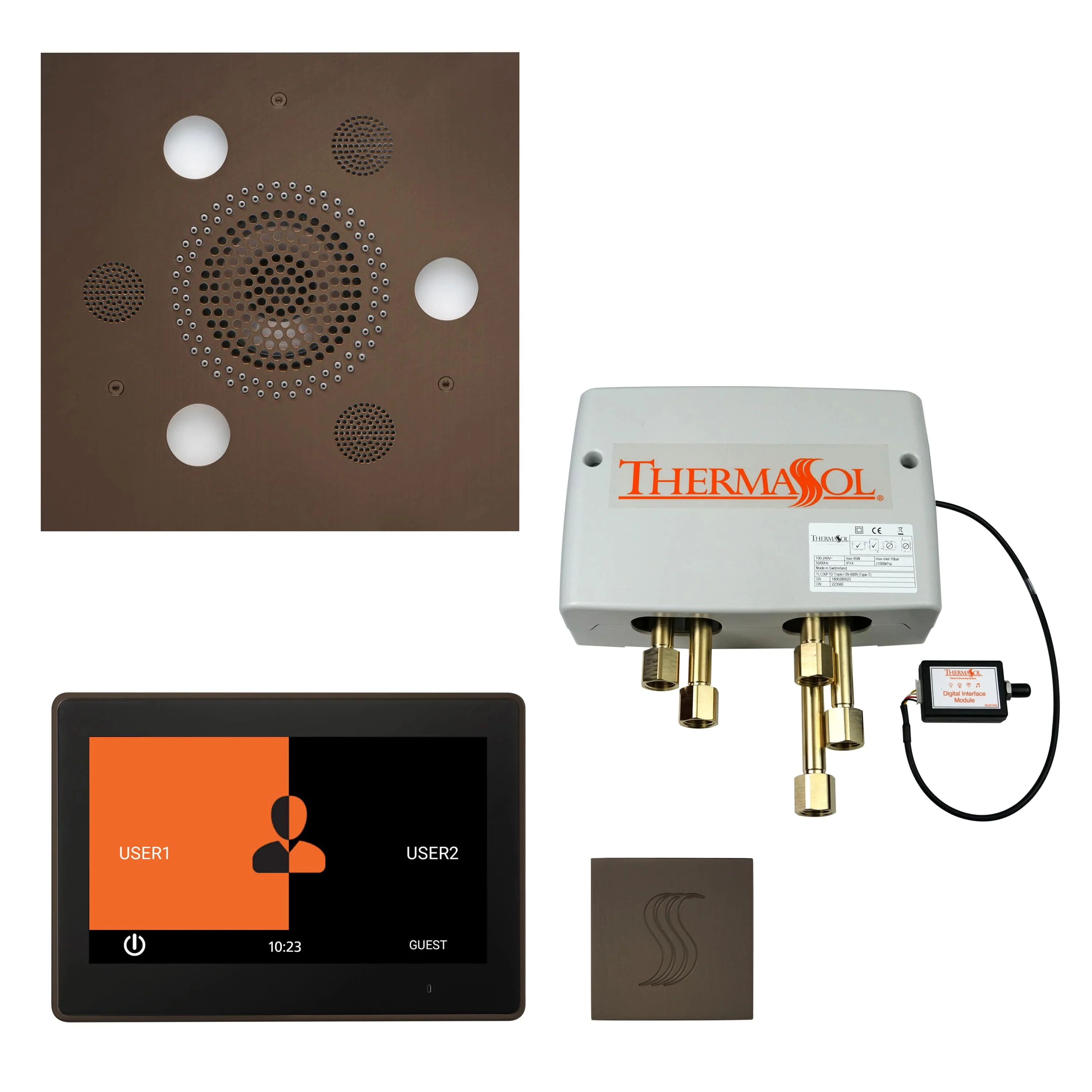 ThermaSol The Total Wellness Package with 10" ThermaTouch Trim Upgraded Square - Image 11