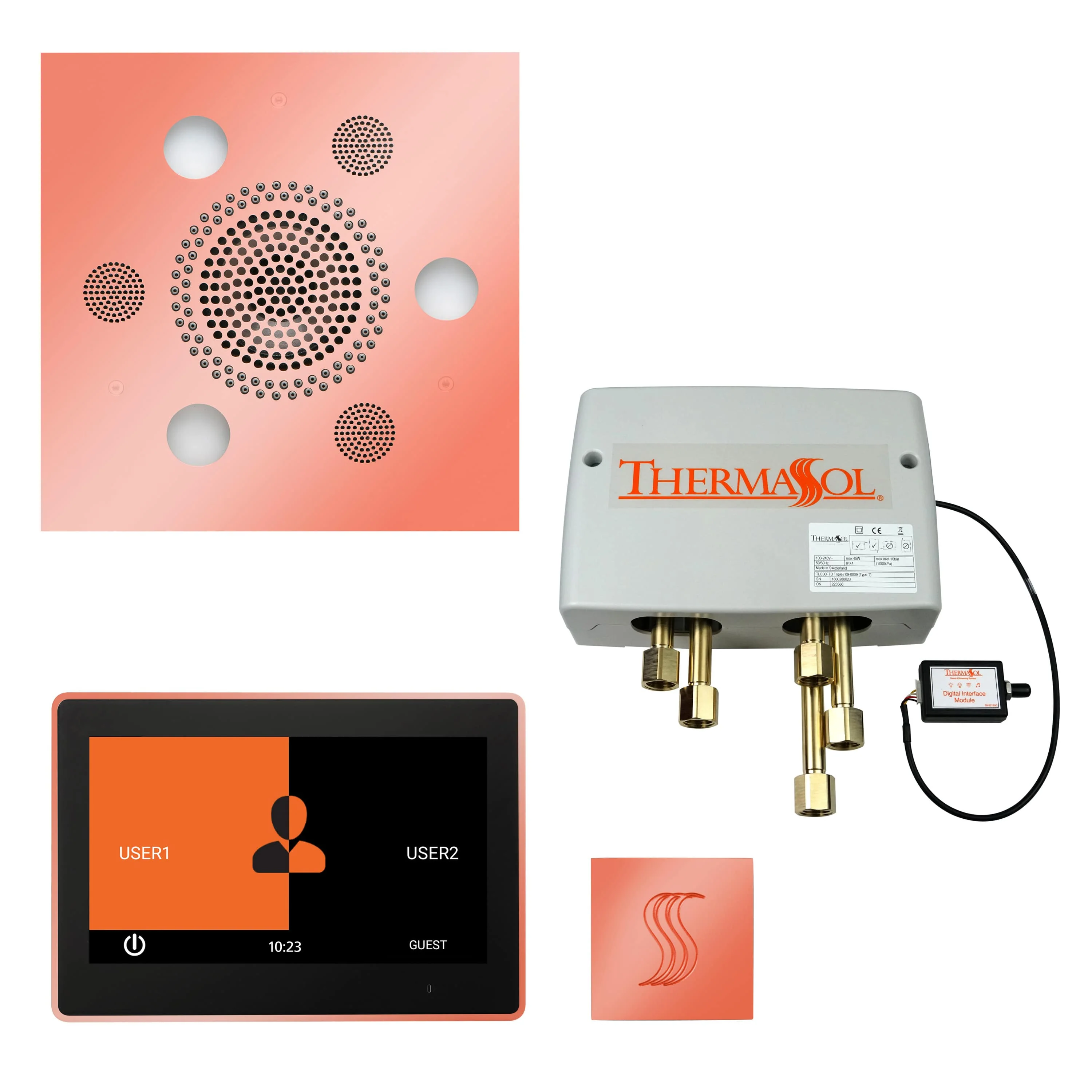 ThermaSol The Total Wellness Package with 10" ThermaTouch Trim Upgraded Square - Image 13