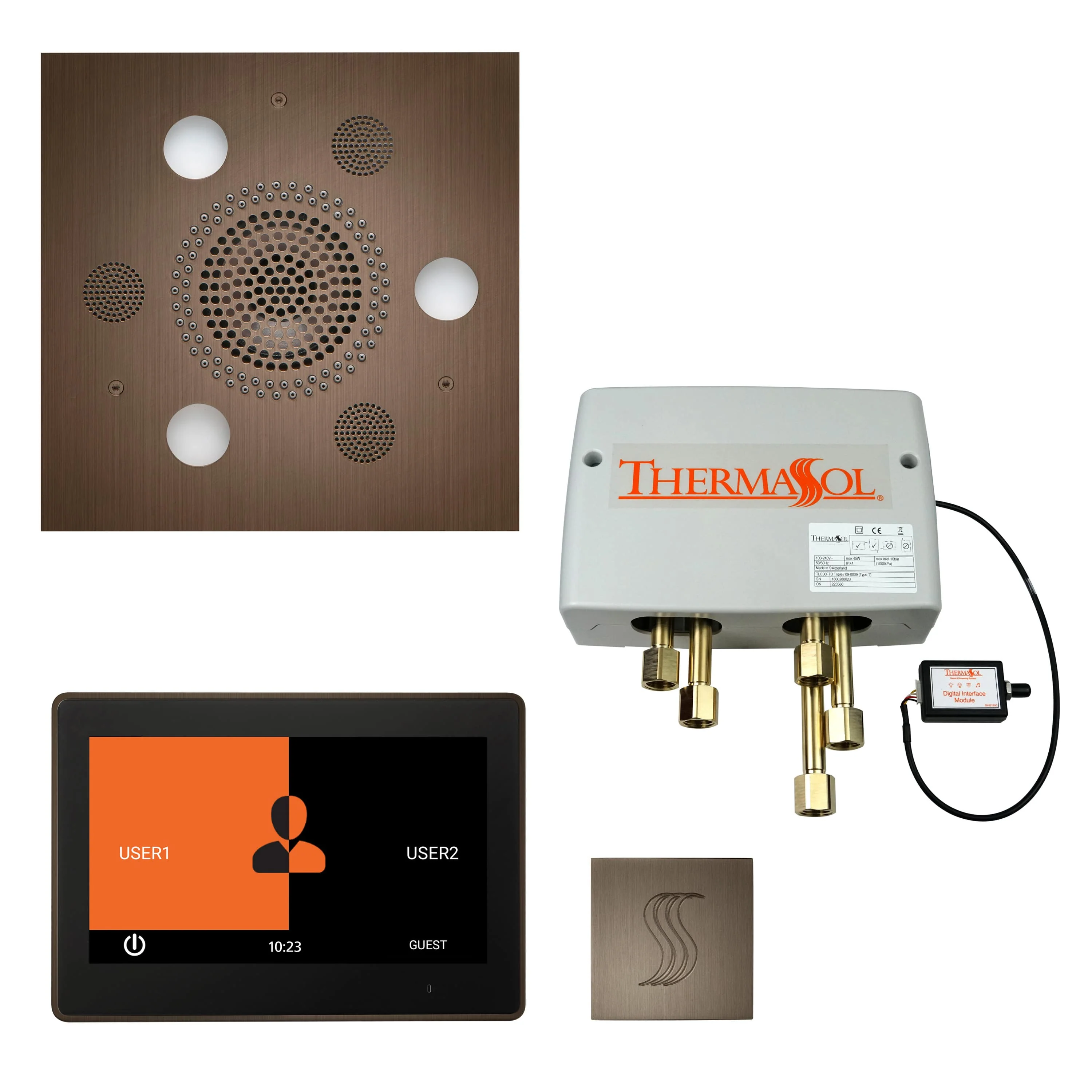 ThermaSol The Total Wellness Package with 10" ThermaTouch Trim Upgraded Square - Image 2
