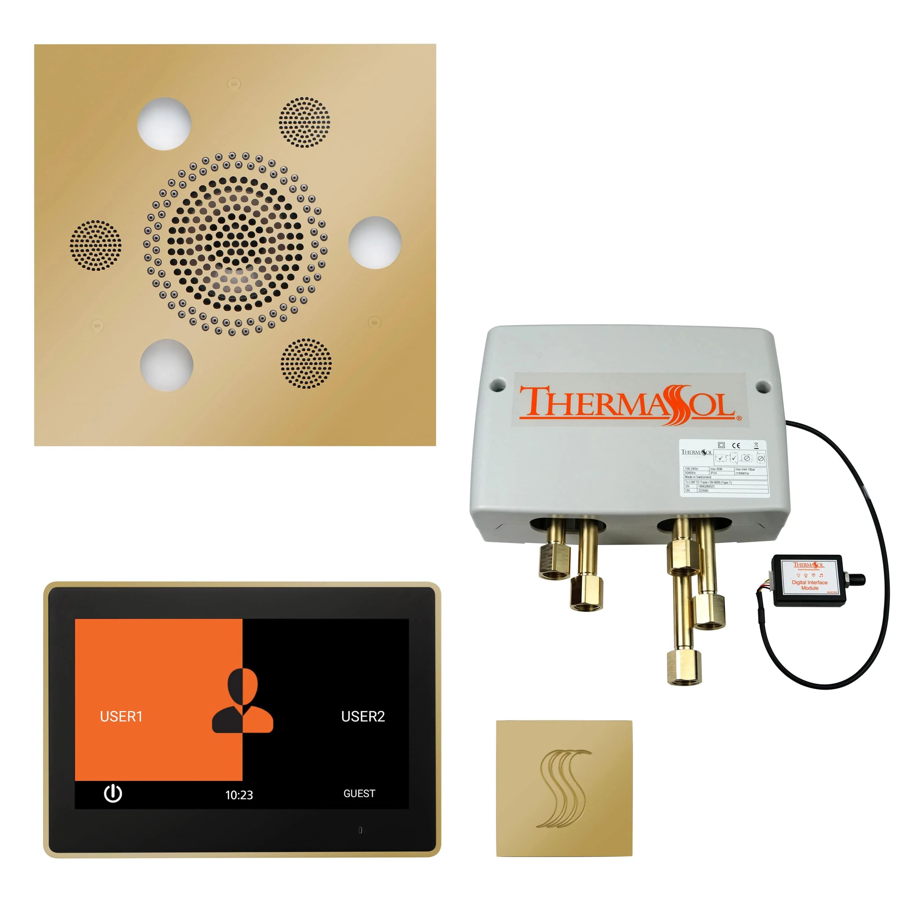ThermaSol The Total Wellness Package with 10" ThermaTouch Trim Upgraded Square - Image 3
