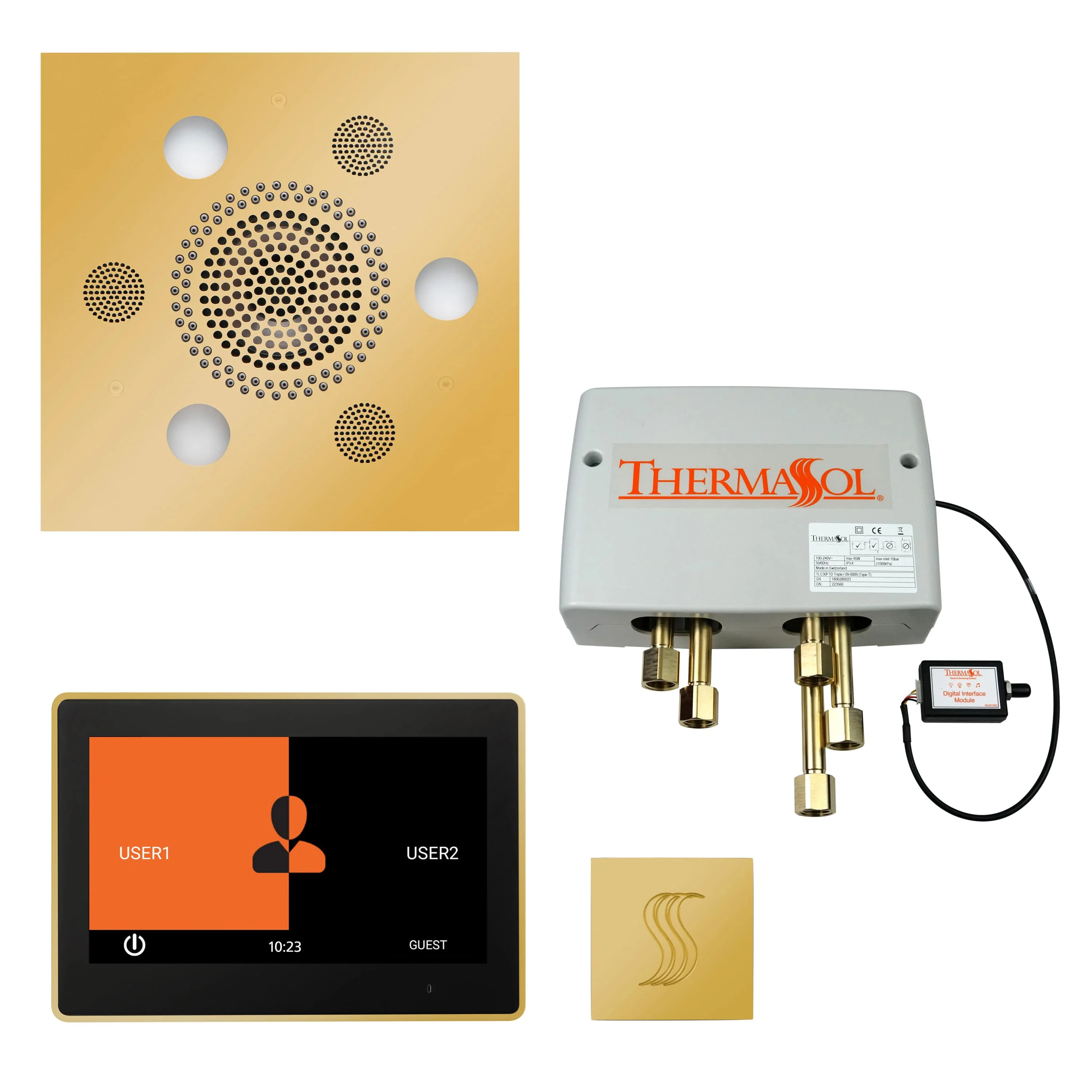 ThermaSol The Total Wellness Package with 10" ThermaTouch Trim Upgraded Square - Image 5