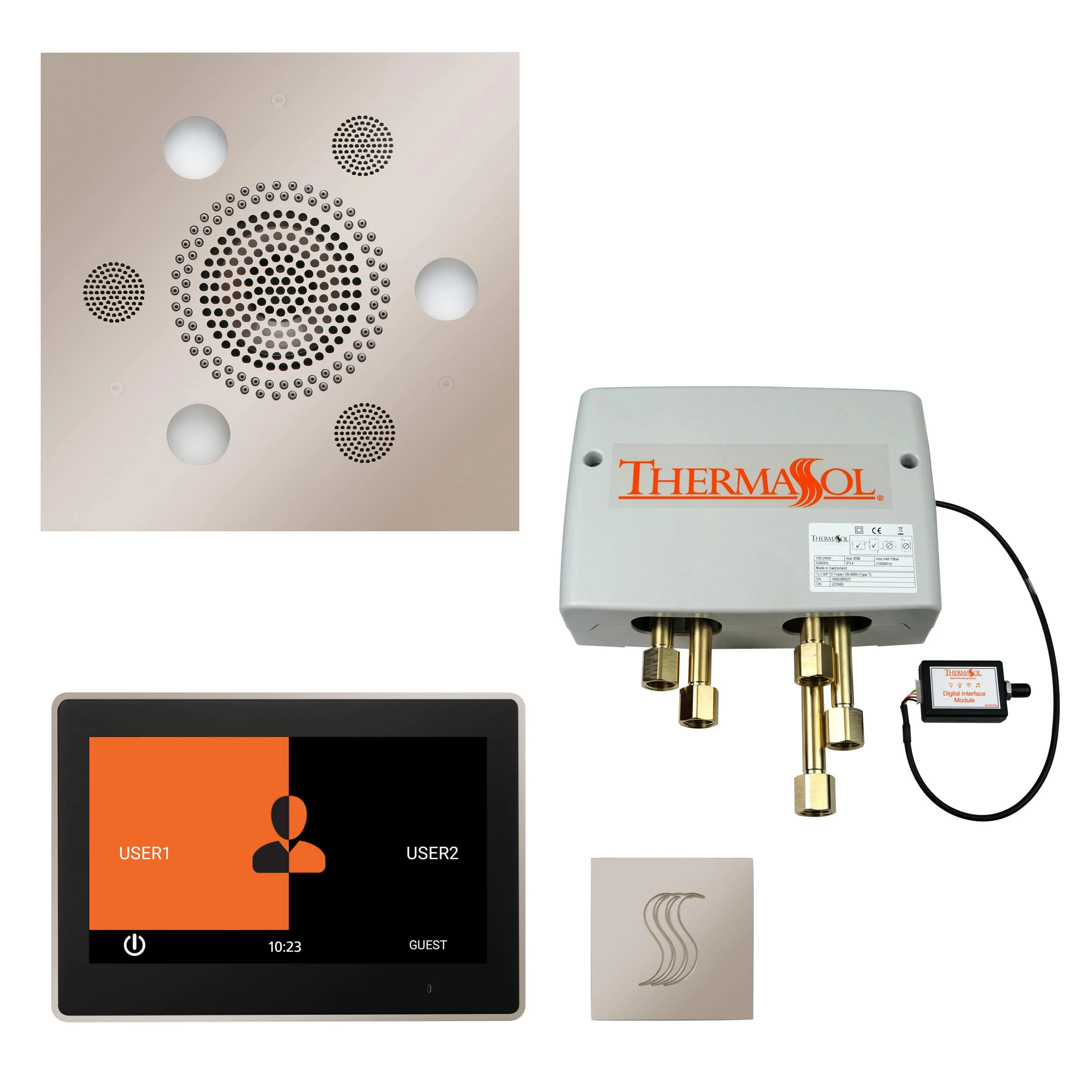 ThermaSol The Total Wellness Package with 10" ThermaTouch Trim Upgraded Square - Image 6