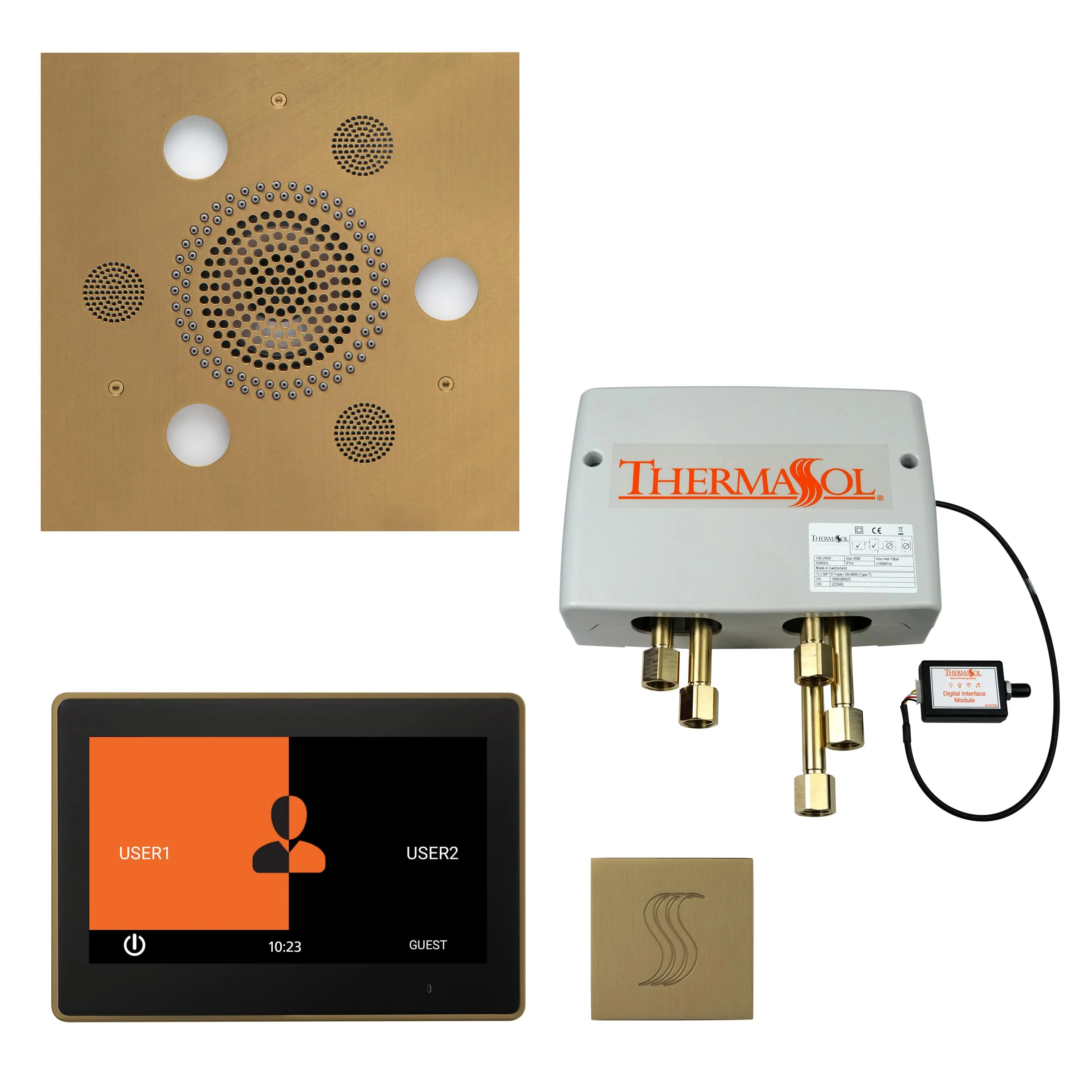 ThermaSol The Total Wellness Package with 10" ThermaTouch Trim Upgraded Square - Image 7
