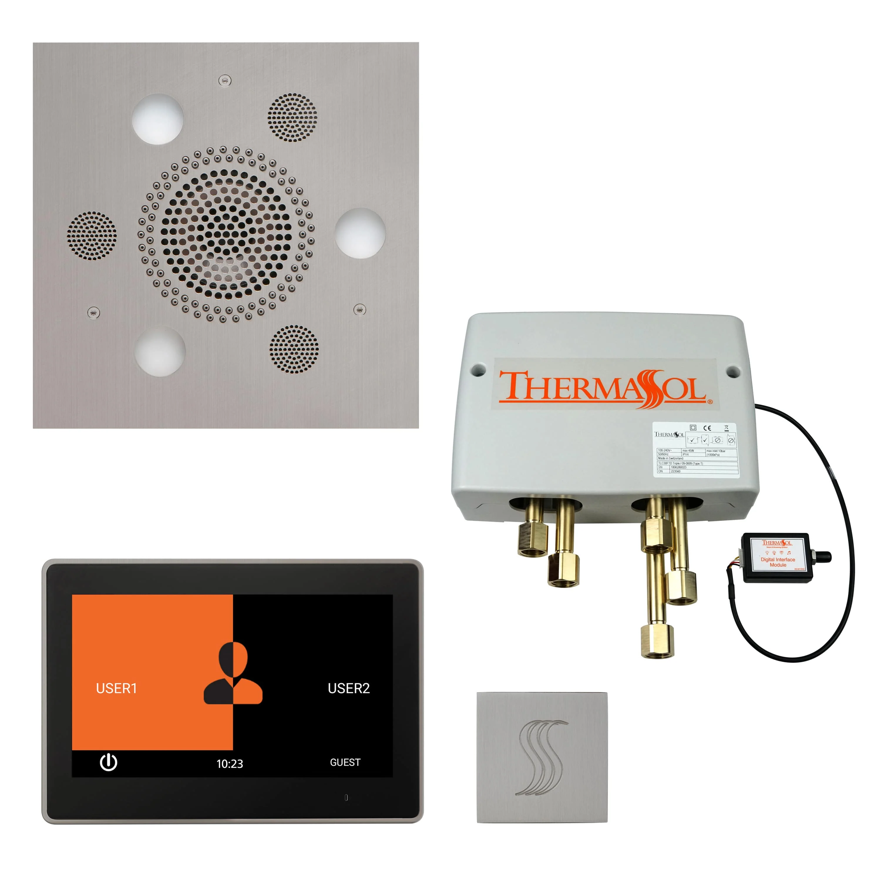 ThermaSol The Total Wellness Package with 10" ThermaTouch Trim Upgraded Square - Image 8