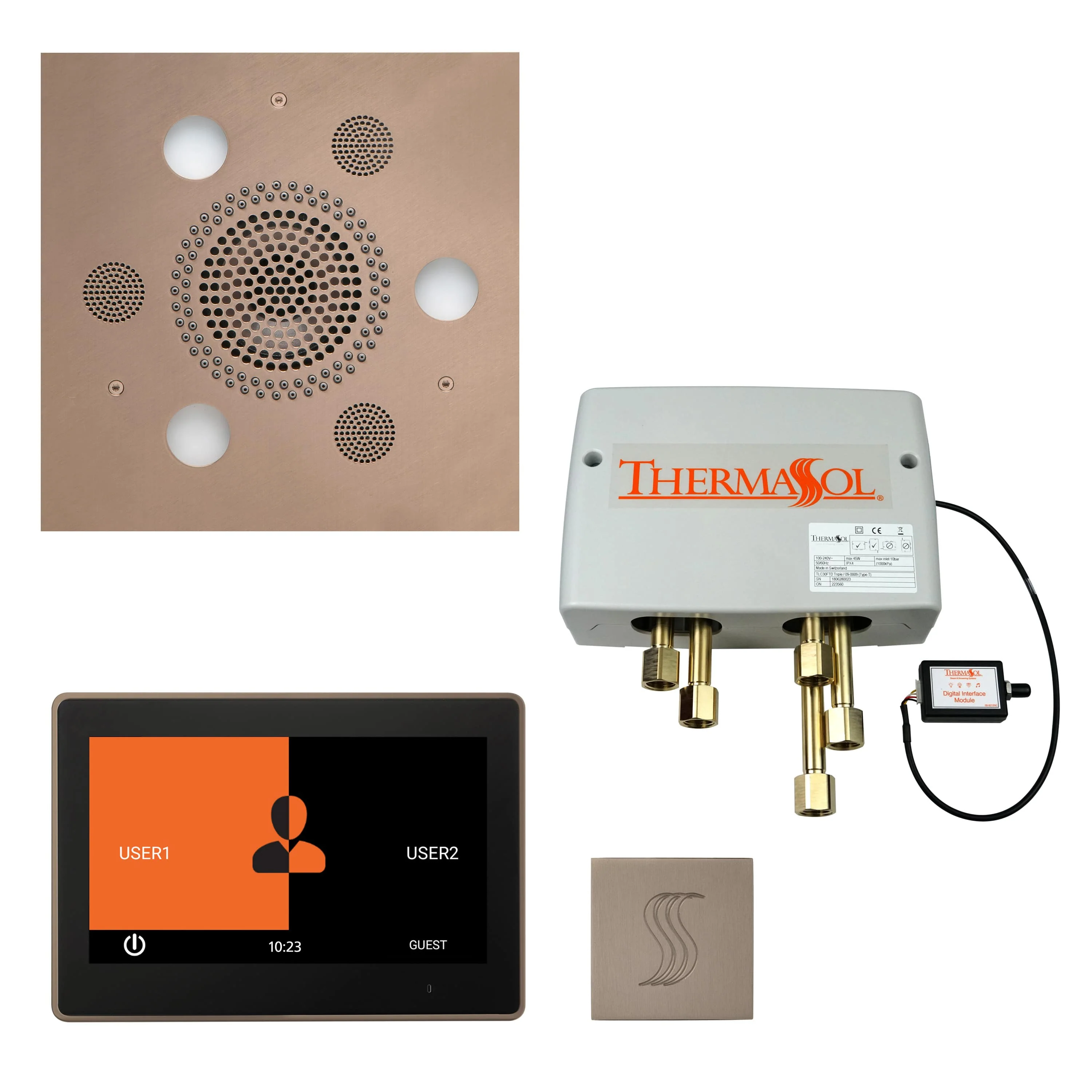 ThermaSol The Total Wellness Package with 10" ThermaTouch Trim Upgraded Square - Image 9