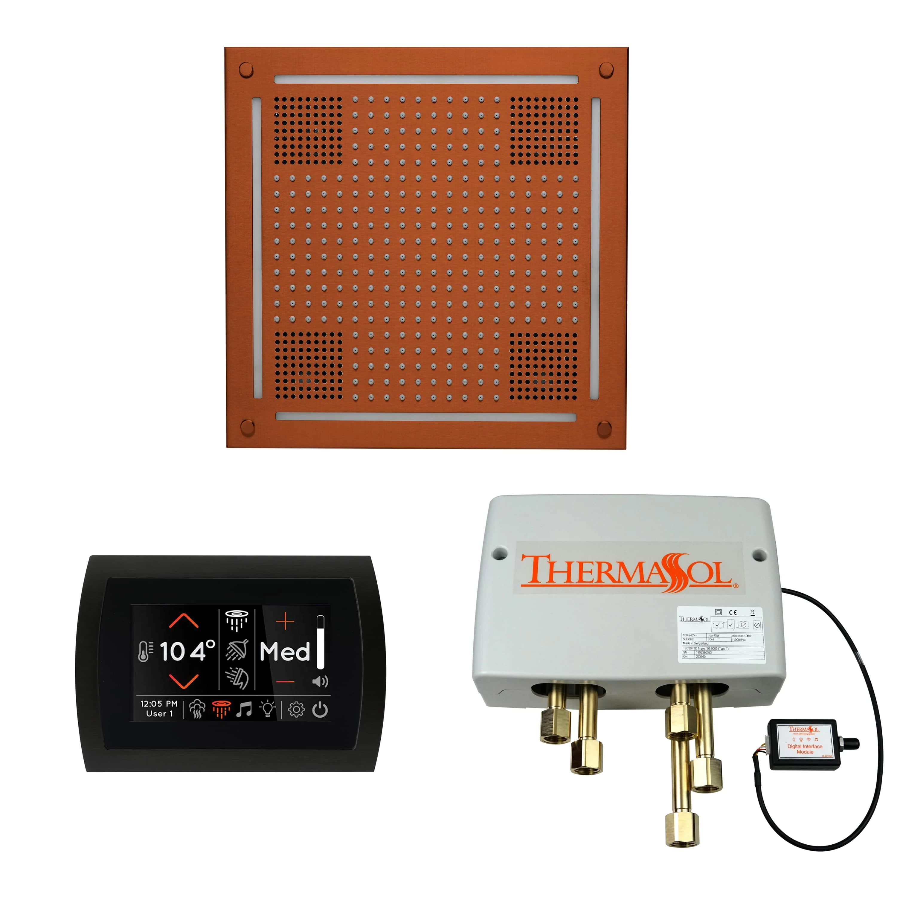 ThermaSol The Wellness Hydrovive Shower Package with SignaTouch Round - Image 11