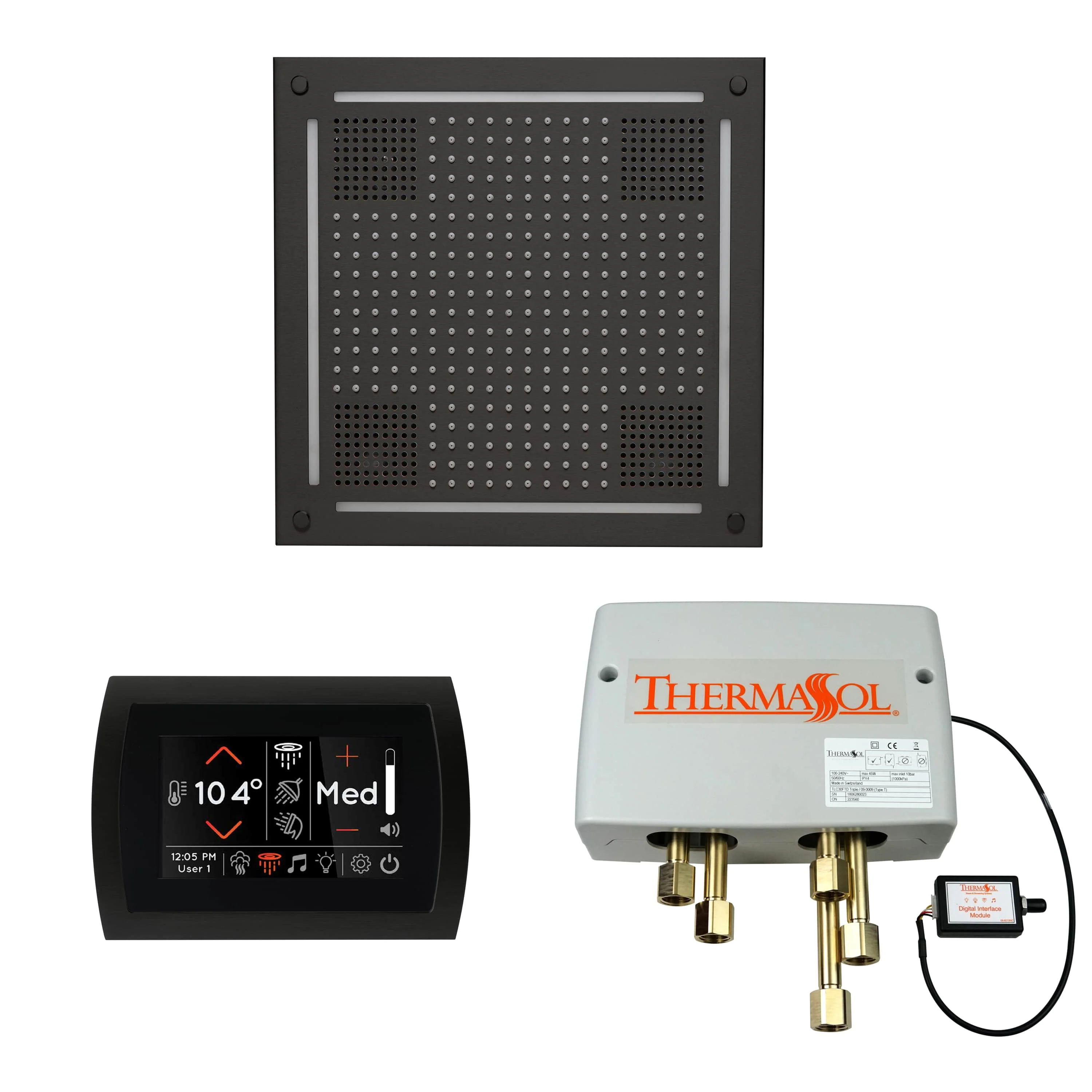 ThermaSol The Wellness Hydrovive Shower Package with SignaTouch Round - Image 14
