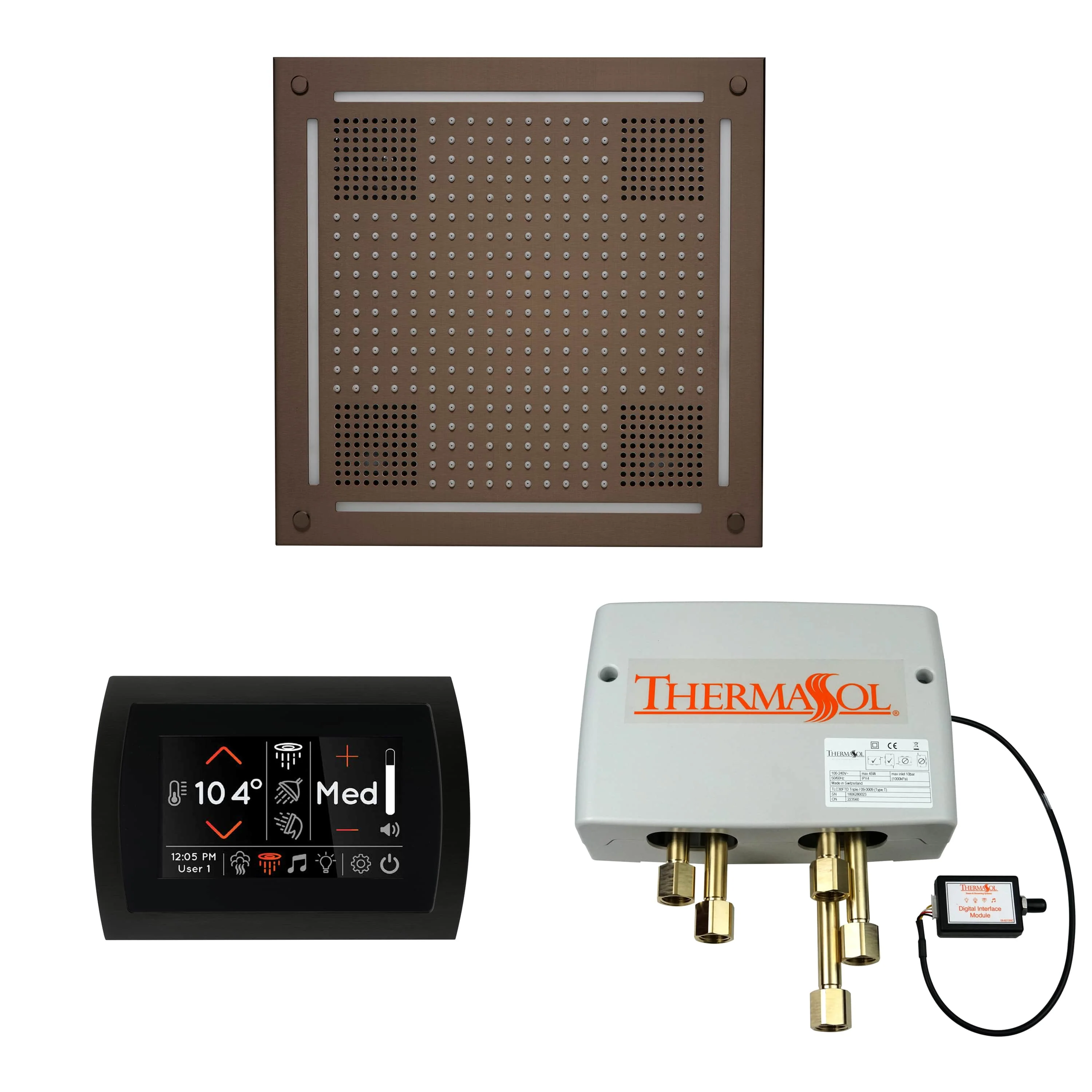 ThermaSol The Wellness Hydrovive Shower Package with SignaTouch Round - Image 15