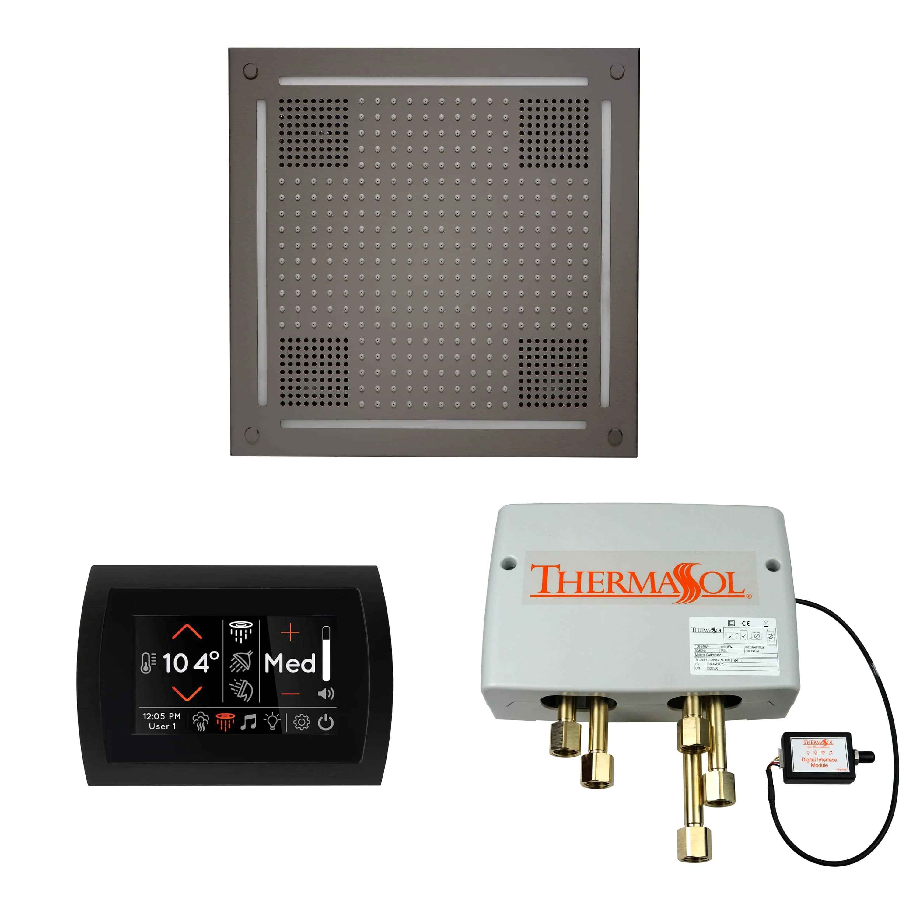 ThermaSol The Wellness Hydrovive Shower Package with SignaTouch Round - Image 9