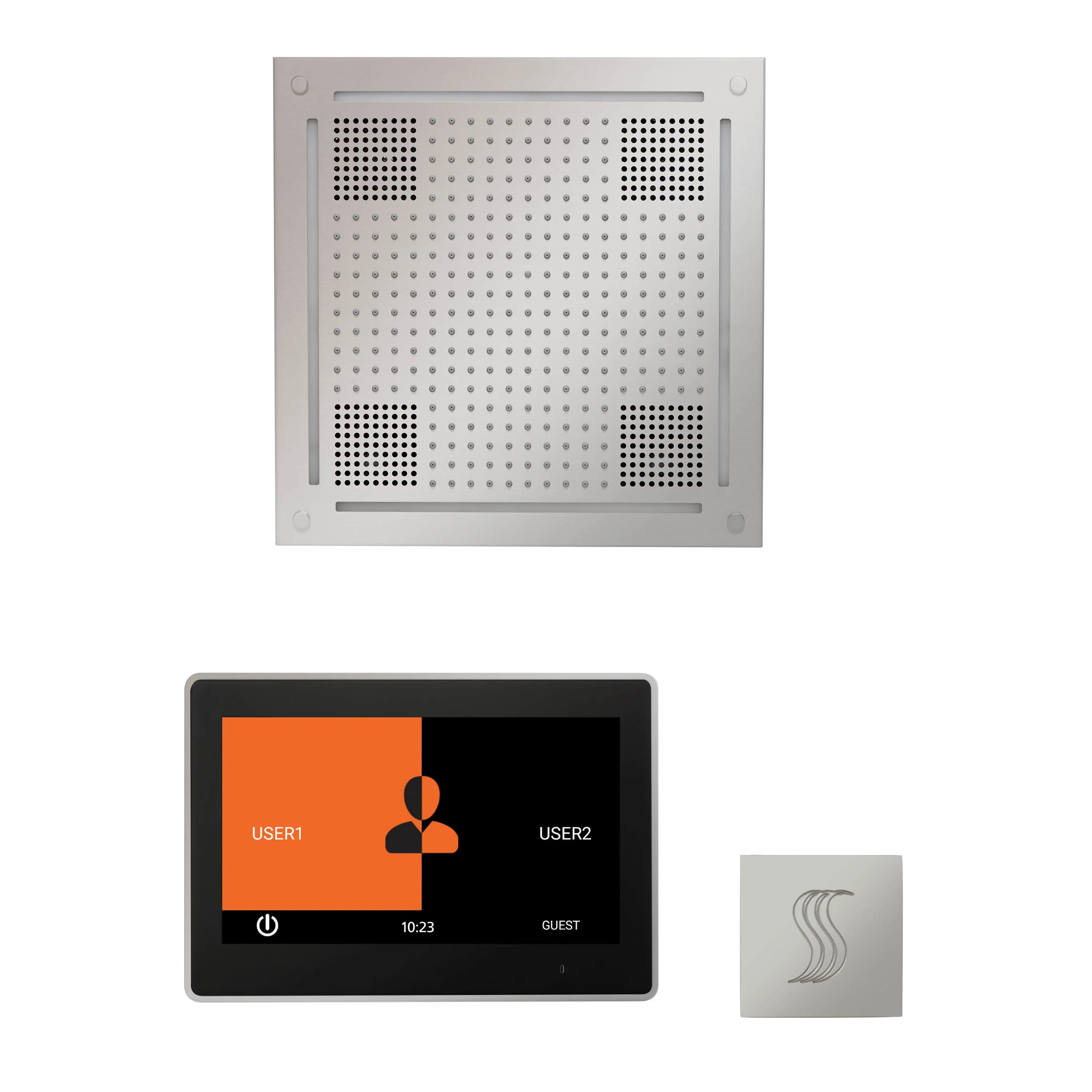 ThermaSol The wellness Hydrovive Steam Package with 10" ThermaTouch Square - Image 11
