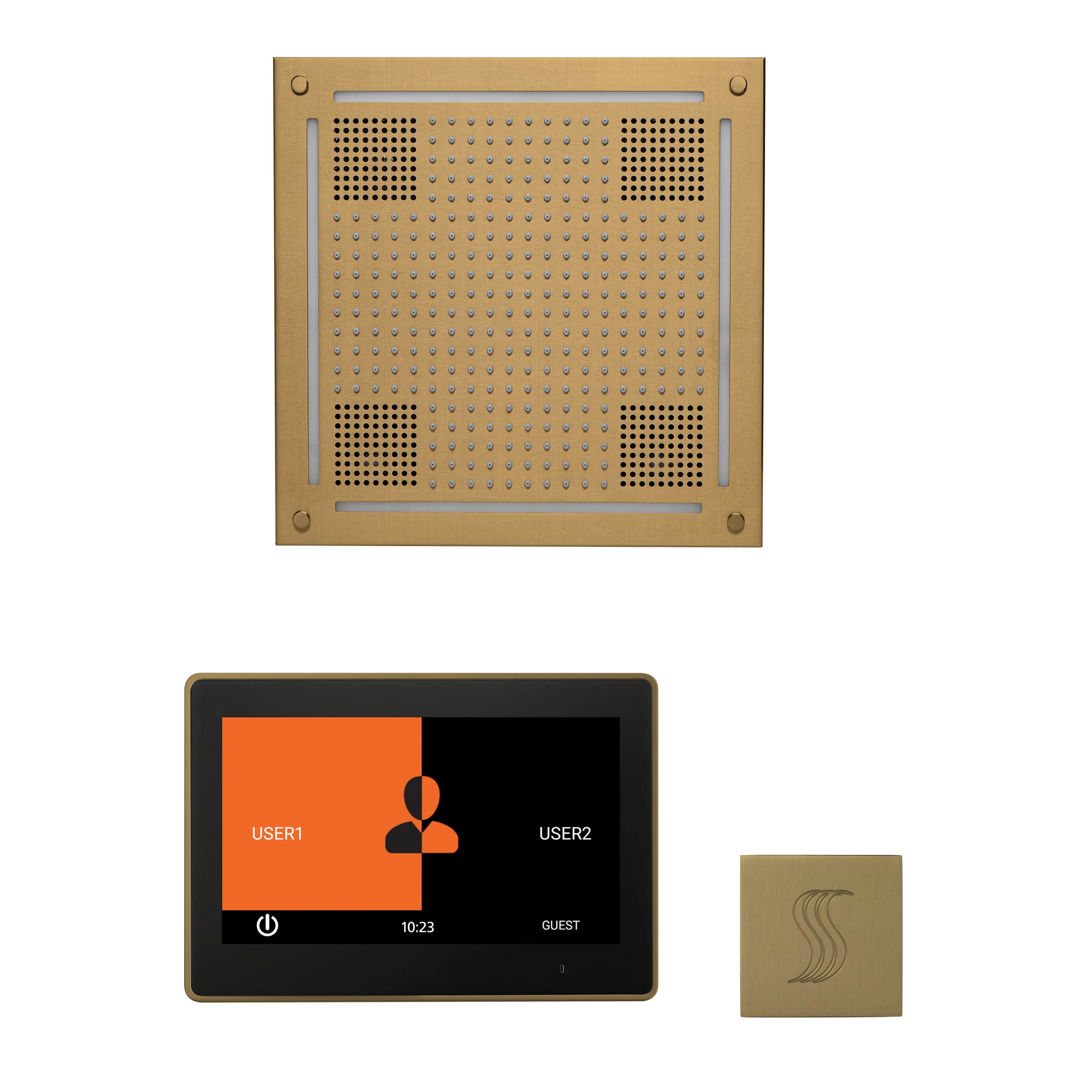 ThermaSol The wellness Hydrovive Steam Package with 10" ThermaTouch Square - Image 14