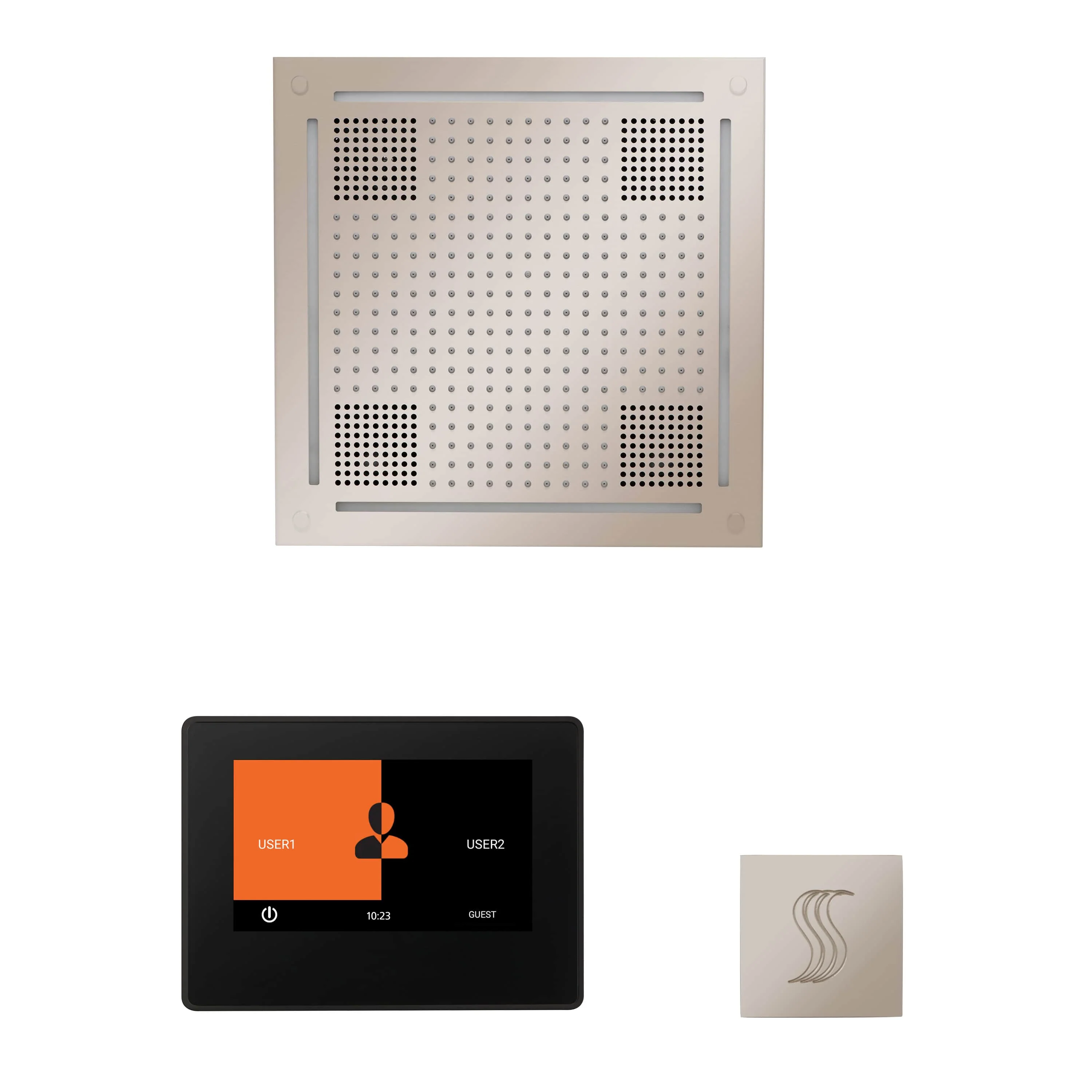 ThermaSol The wellness Hydrovive Steam Package with 7" ThermaTouch Square - Image 4