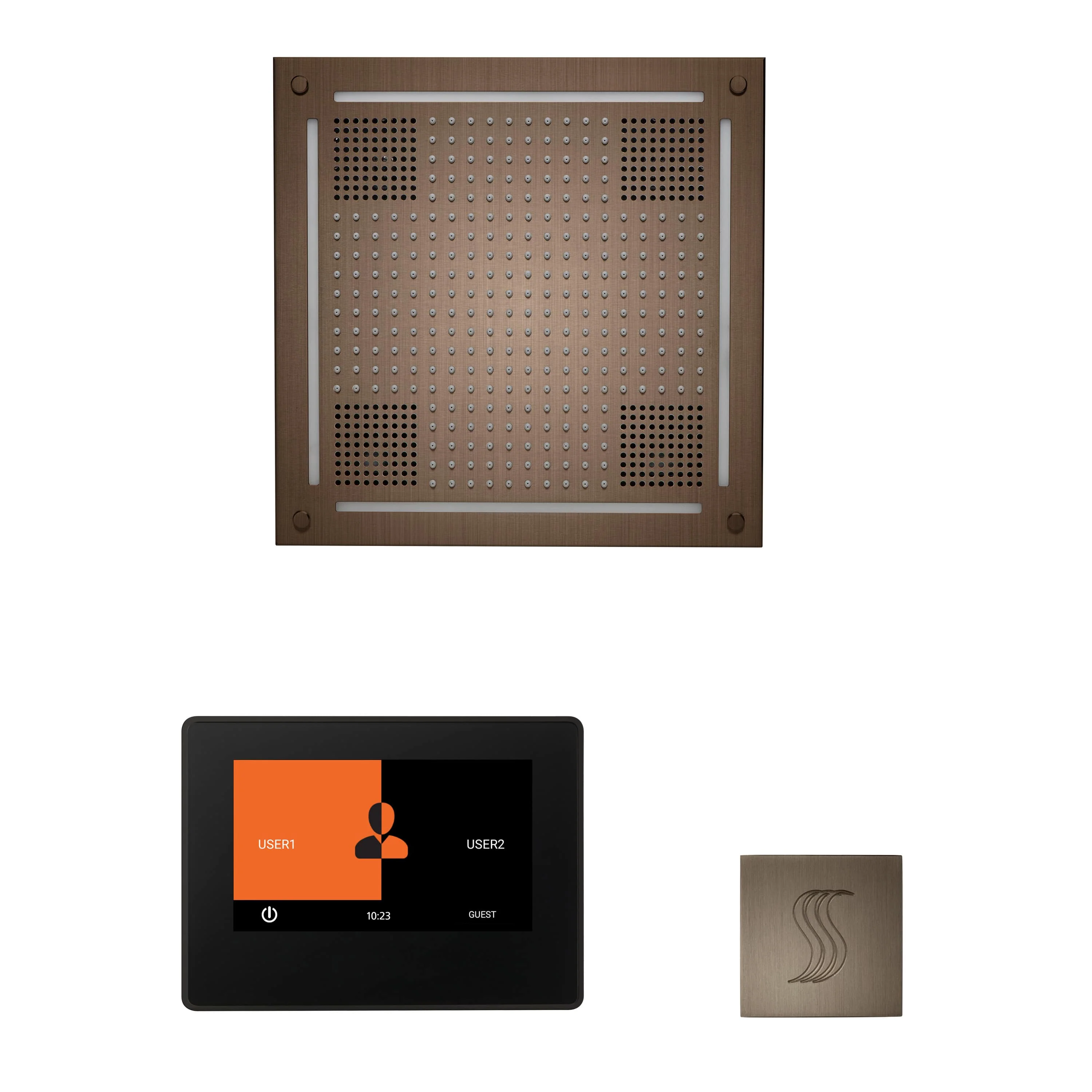 ThermaSol The wellness Hydrovive Steam Package with 7" ThermaTouch Square - Image 7