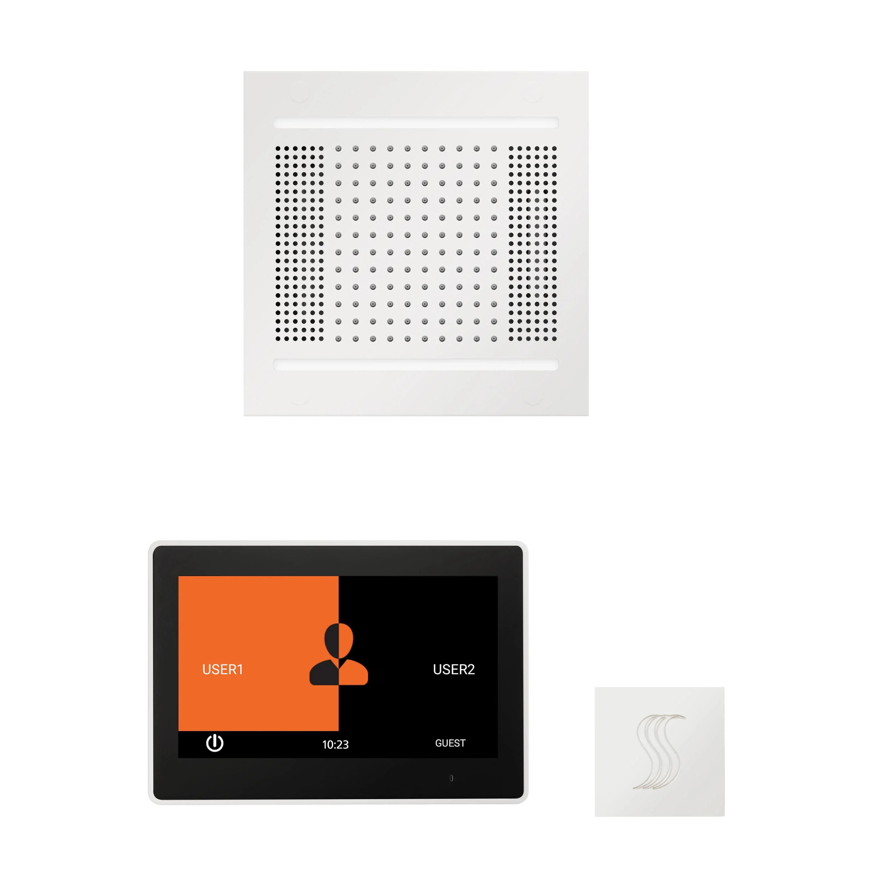 ThermaSol The wellness Hydrovive14 Steam Package with 10" ThermaTouch Square - Image 15