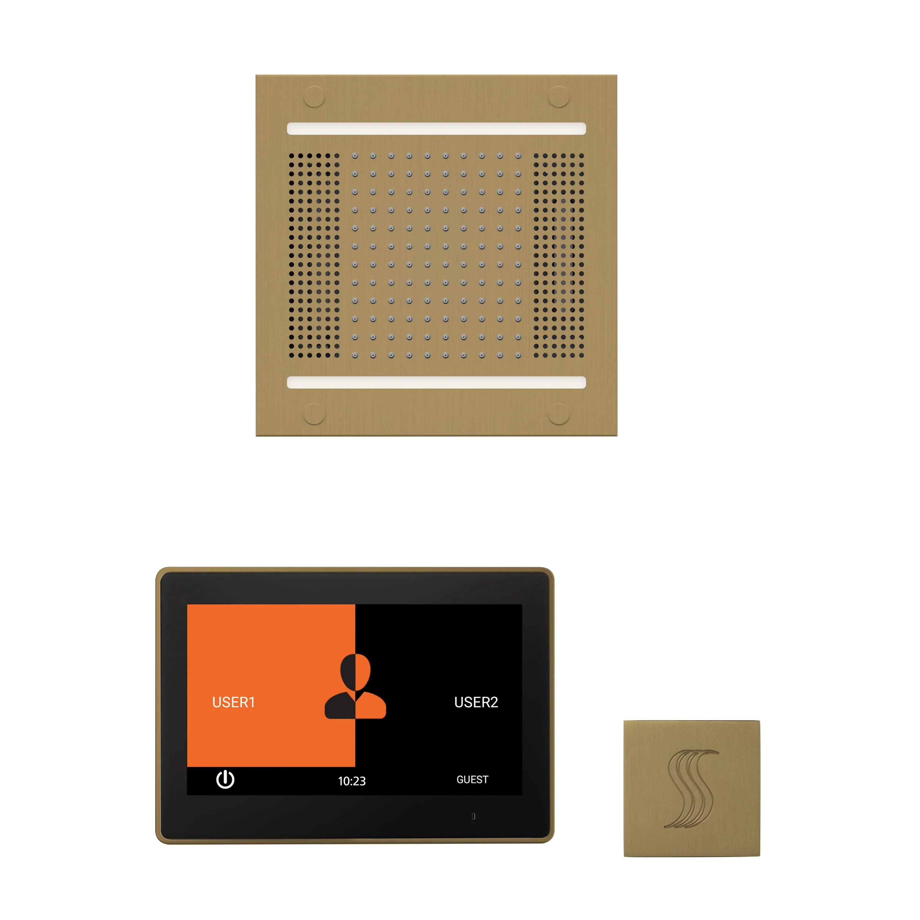ThermaSol The wellness Hydrovive14 Steam Package with 10" ThermaTouch Square - Image 2