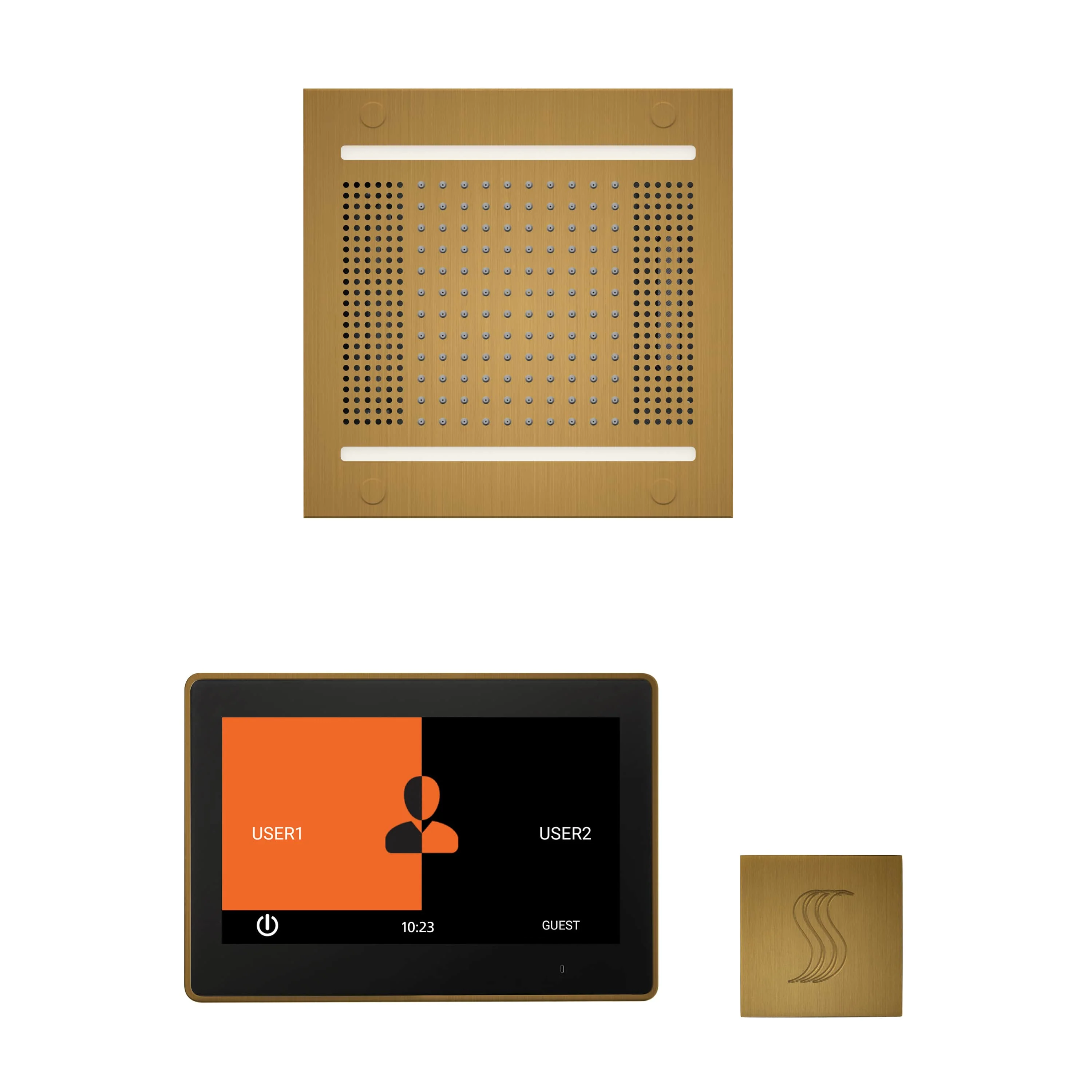 ThermaSol The wellness Hydrovive14 Steam Package with 10" ThermaTouch Square - Image 3