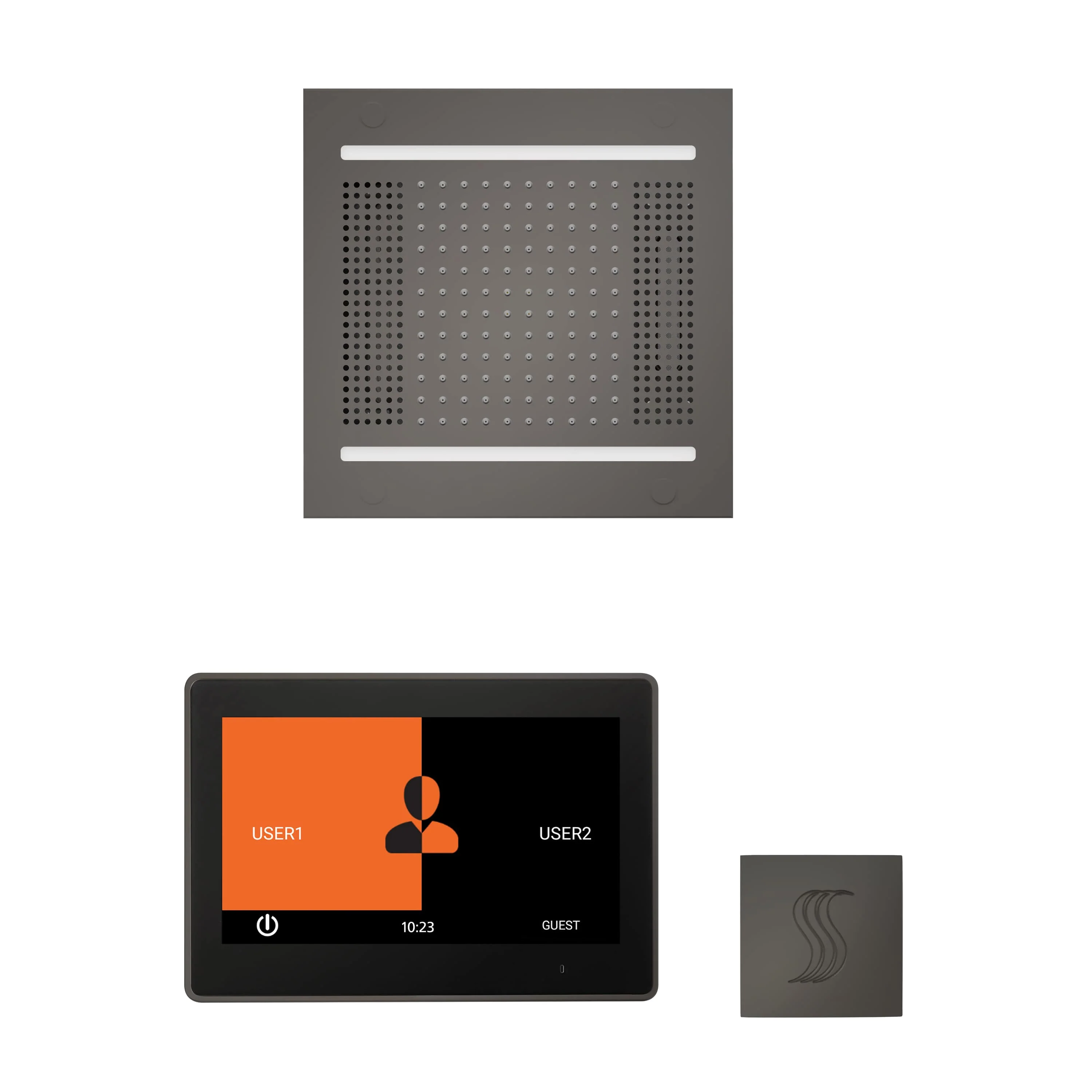 ThermaSol The wellness Hydrovive14 Steam Package with 10" ThermaTouch Square - Image 6