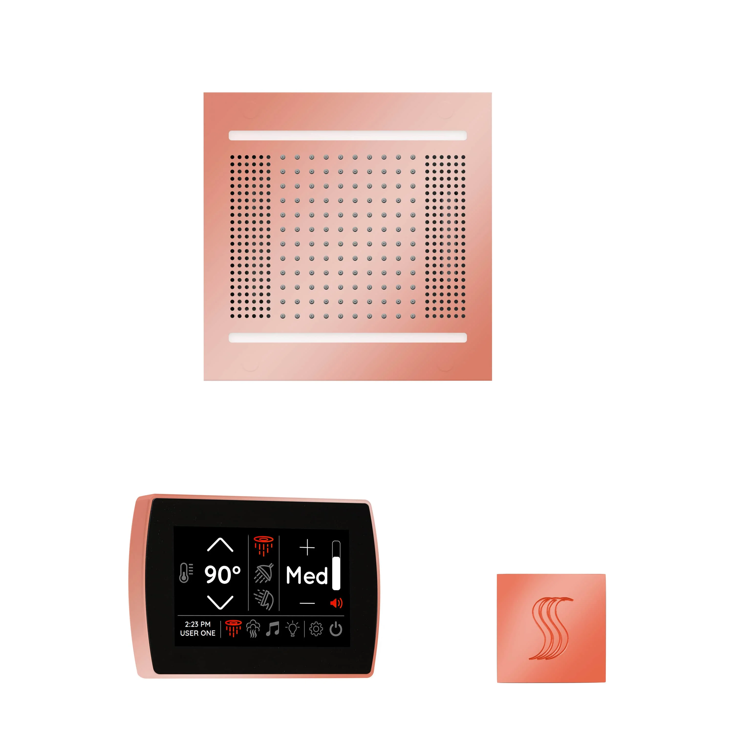 ThermaSol The wellness Hydrovive14 Steam Package with SignaTouch Square - Image 6