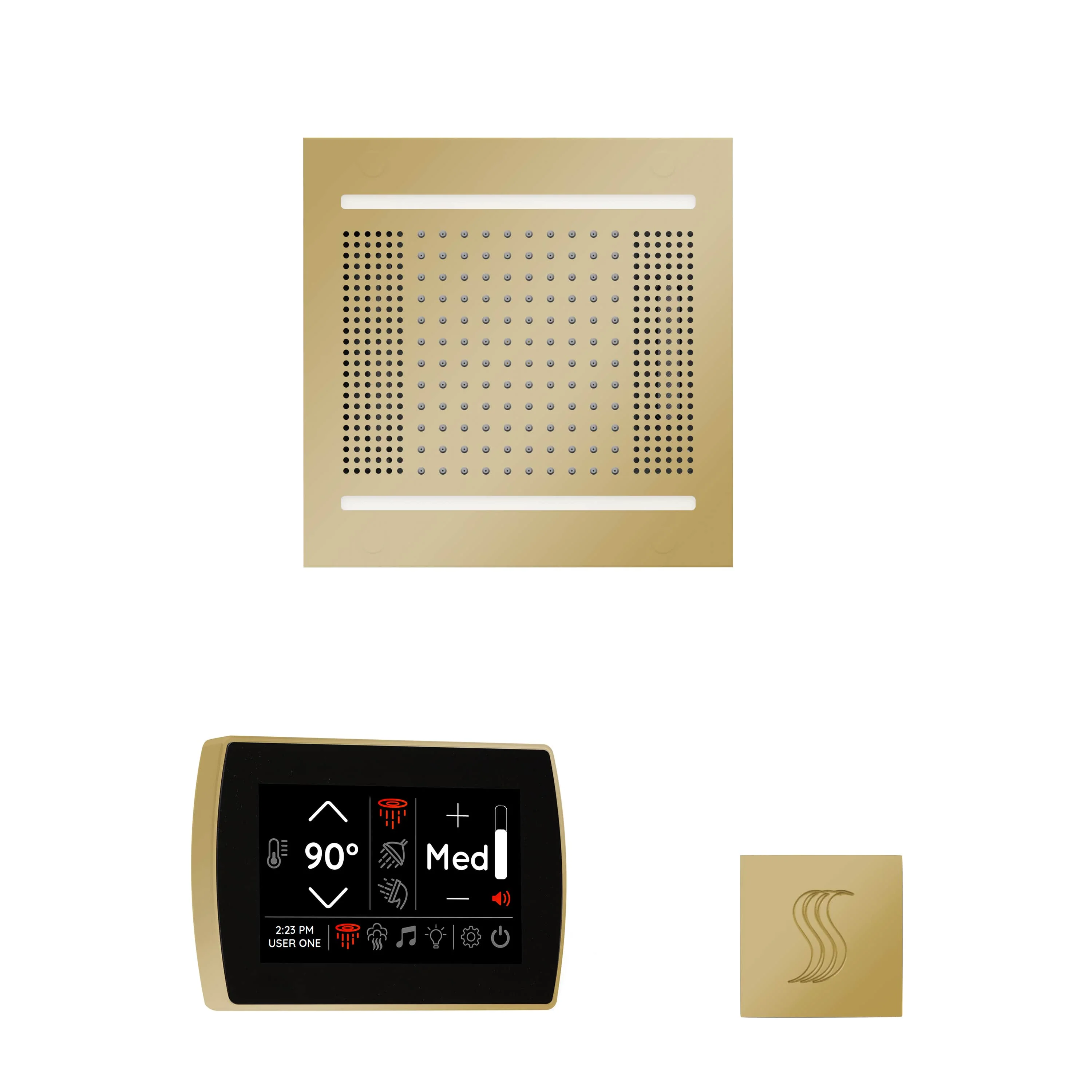 ThermaSol The wellness Hydrovive14 Steam Package with SignaTouch Square - Image 9