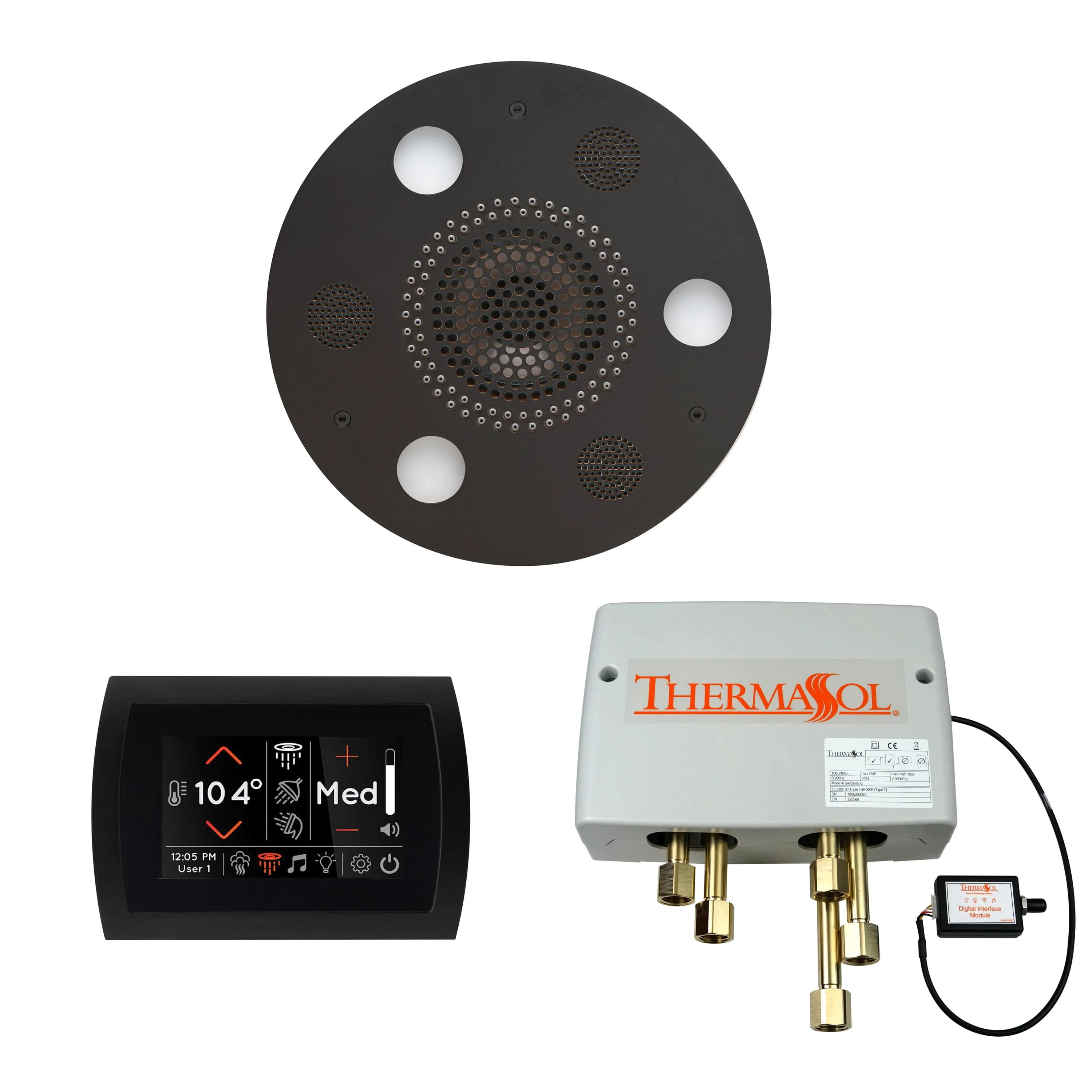 ThermaSol The Wellness Shower Package with SignaTouch Round - Image 9